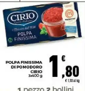 Conad City La finissima polpa 1200 g(ml) offerta