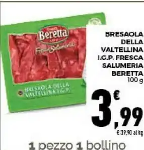 Conad City Bresaola della valtellina igp fresca salumeria offerta