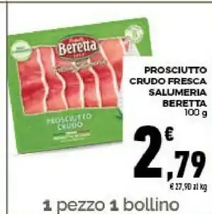 Conad City Beretta prosciutto crudo fresca salumeria offerta