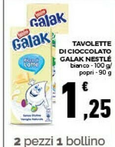Conad City Nestlé - galak popri 90 g(ml) offerta