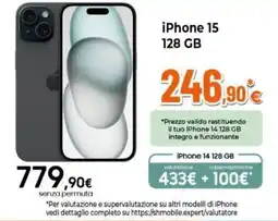 Expert iPhone 15 128 GB offerta