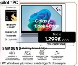 Expert SAMSUNG Galaxy Book4 Edge offerta