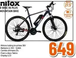 Expert nilox E-BIKE X6 PLUS MOUNTAIN BIKE offerta
