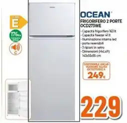 Expert OCEAN FRIGORIFERO 2 PORTE OCD273WE offerta