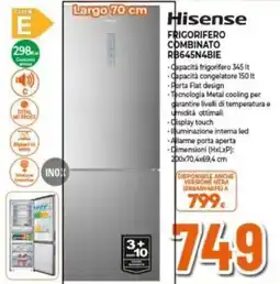 Expert Hisense FRIGORIFERO COMBINATO RB645N4BIE offerta