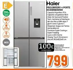 Expert Haier FRIGORIFERO 4 PORTE HCR3818EWMM offerta