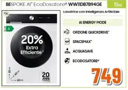 Expert Lavatrice con Intelligenza Artificiale offerta