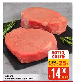 Tigros TAGLIATA DI BOVINO ADULTO DI SCOTTONA offerta