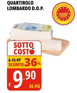 Tigros QUARTIROLO LOMBARDO D.O.P. offerta