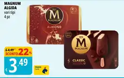 Tigros MAGNUM ALGIDA vari tipi 4 pz offerta