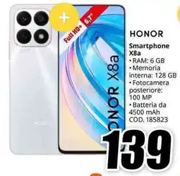 MediaWorld HONOR Smartphone X8a offerta