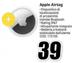 MediaWorld Apple Airtag offerta