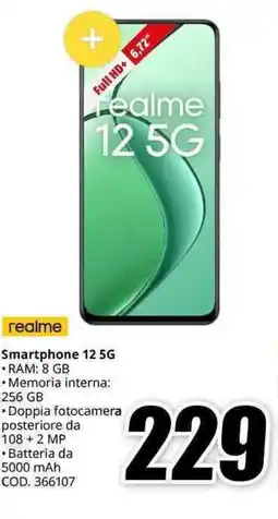 MediaWorld realme Smartphone 12 5G offerta