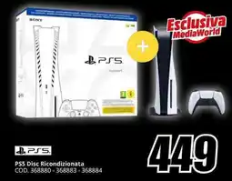 MediaWorld PS5 Disc Ricondizionata offerta