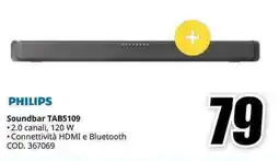 MediaWorld PHILIPS Soundbar TAB5109 offerta