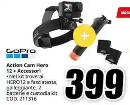 MediaWorld GoPro Action Cam Hero 12 + Accessori offerta