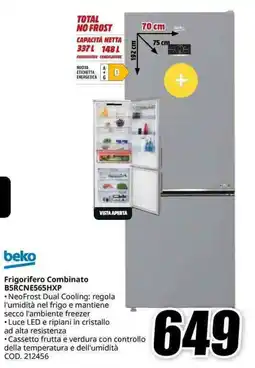 MediaWorld beko Frigorifero Combinato B5RCNE565HXP offerta