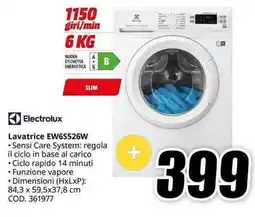 MediaWorld Electrolux Lavatrice EW6S526W offerta
