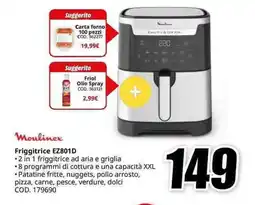 MediaWorld Moulinex Friggitrice EZ801D offerta