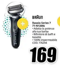 MediaWorld BRAUN Rasoio Series 7 71-N1200s offerta