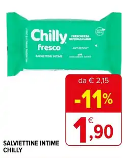 Iperal SALVIETTINE INTIME CHILLY offerta