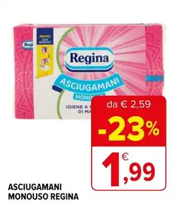 Iperal ASCIUGAMANI MONOUSO REGINA offerta