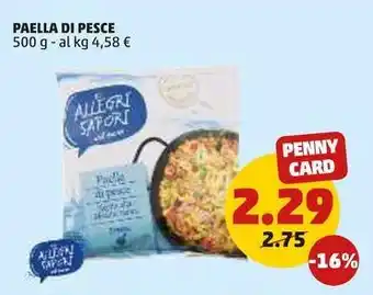 PENNY PAELLA DI PESCE offerta