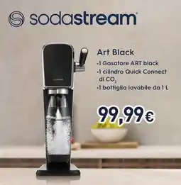 Unieuro sodastream Art Black offerta