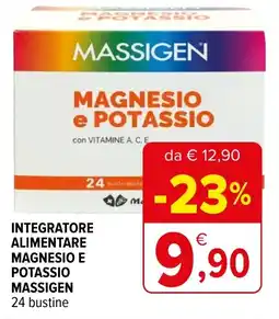 Iperal INTEGRATORE ALIMENTARE MAGNESIO E POTASSIO MASSIGEN 24 bustine offerta