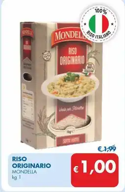 MD Discount RISO ORIGINARIO MONDELLA kg 1 offerta