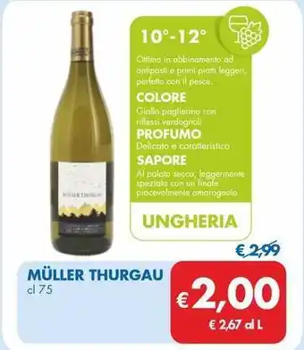 MD Discount MÜLLER THURGAU offerta