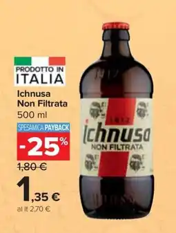 Carrefour Express Ichnusa Non Filtrata 500 ml offerta