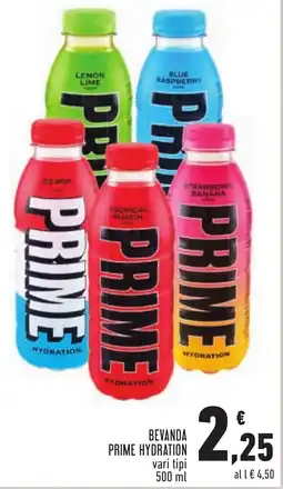 Conad BEVANDA PRIME HYDRATION vari tipi 500 ml offerta