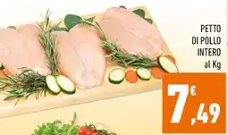 Conad PETTO DI POLLO INTERO offerta