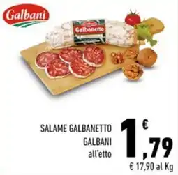 Conad SALAME GALBANETTO GALBANI offerta