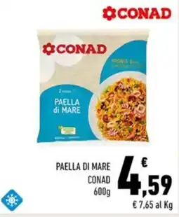 Conad PAELLA DI MARE CONAD 600g offerta