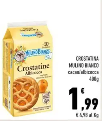 Conad CROSTATINA MULINO BIANCO cacao/albicocca 400g offerta