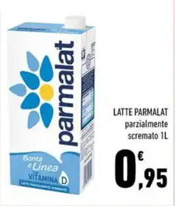 Conad LATTE PARMALAT parzialmente scremato 1L offerta