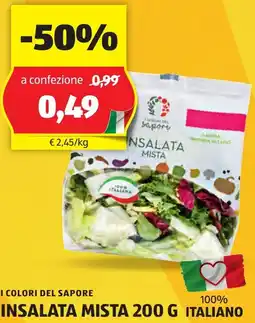 ALDI I COLORI DEL SAPORE INSALATA MISTA 200 G ITALIANO offerta
