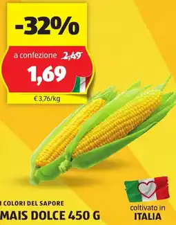 ALDI I COLORI DEL SAPORE MAIS DOLCE 450 G offerta