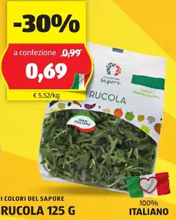 ALDI I COLORI DEL SAPORE RUCOLA 125 G offerta