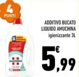 Conad ADDITIVO BUCATO LIQUIDO AMUCHINA igienizzante 3L offerta