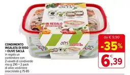 Iperal CONDIMENTO INSALATA DI RISO + OLIVE SACLÀ offerta