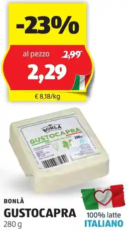 ALDI BONLÀ GUSTOCAPRA 280 g offerta