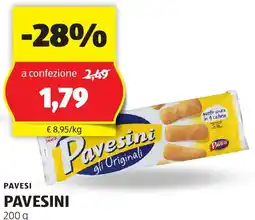 ALDI PAVESI PAVESINI 200 g offerta