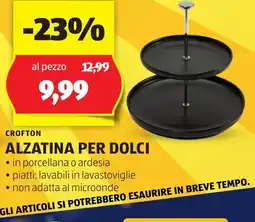 ALDI CROFTON ALZATINA PER DOLCI offerta