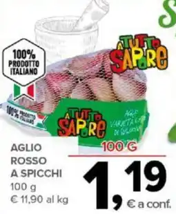 Todis AGLIO ROSSO A SPICCHI 100 g offerta