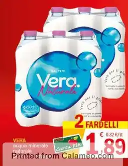 Crai VERA acqua minerale naturale offerta
