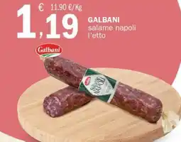 Crai GALBANI salame napoli offerta