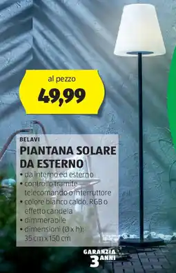 ALDI BELAVI PIANTANA SOLARE DA ESTERNO offerta